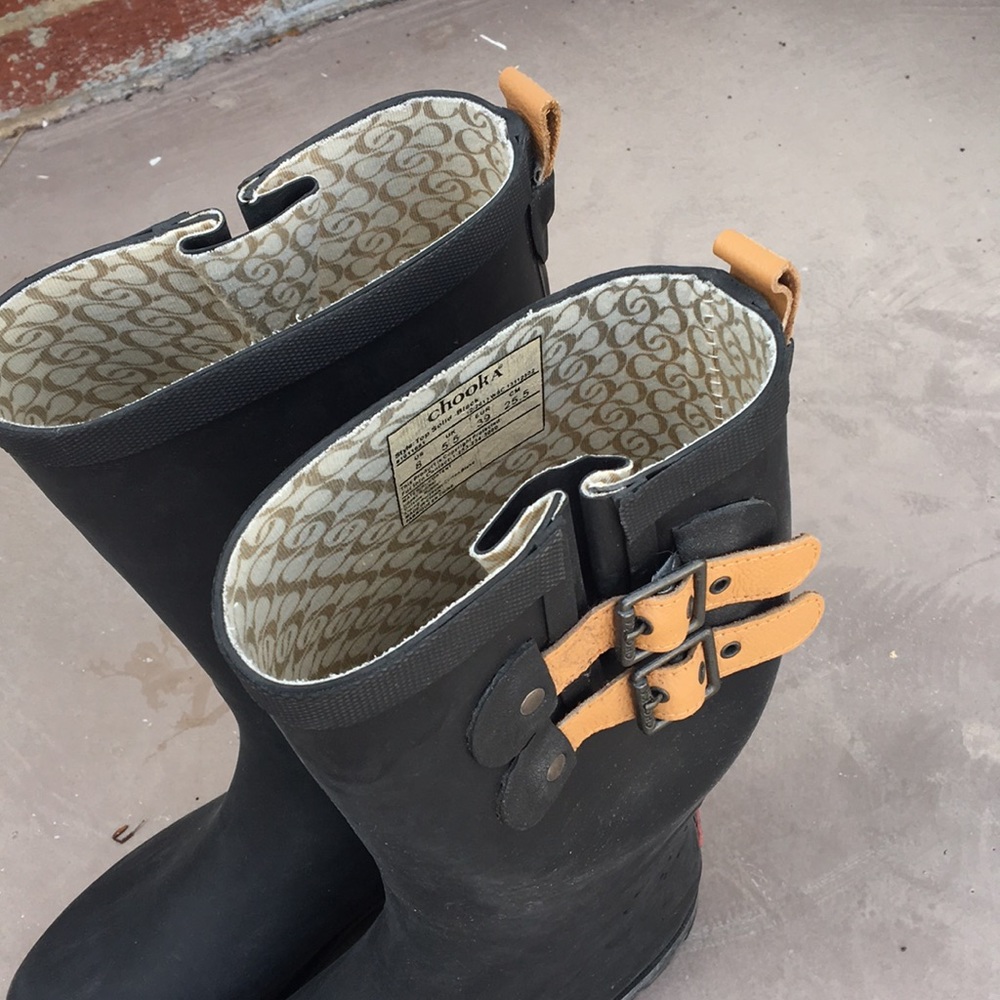 Chooka Black Rain Boots - Picture 3 of 6